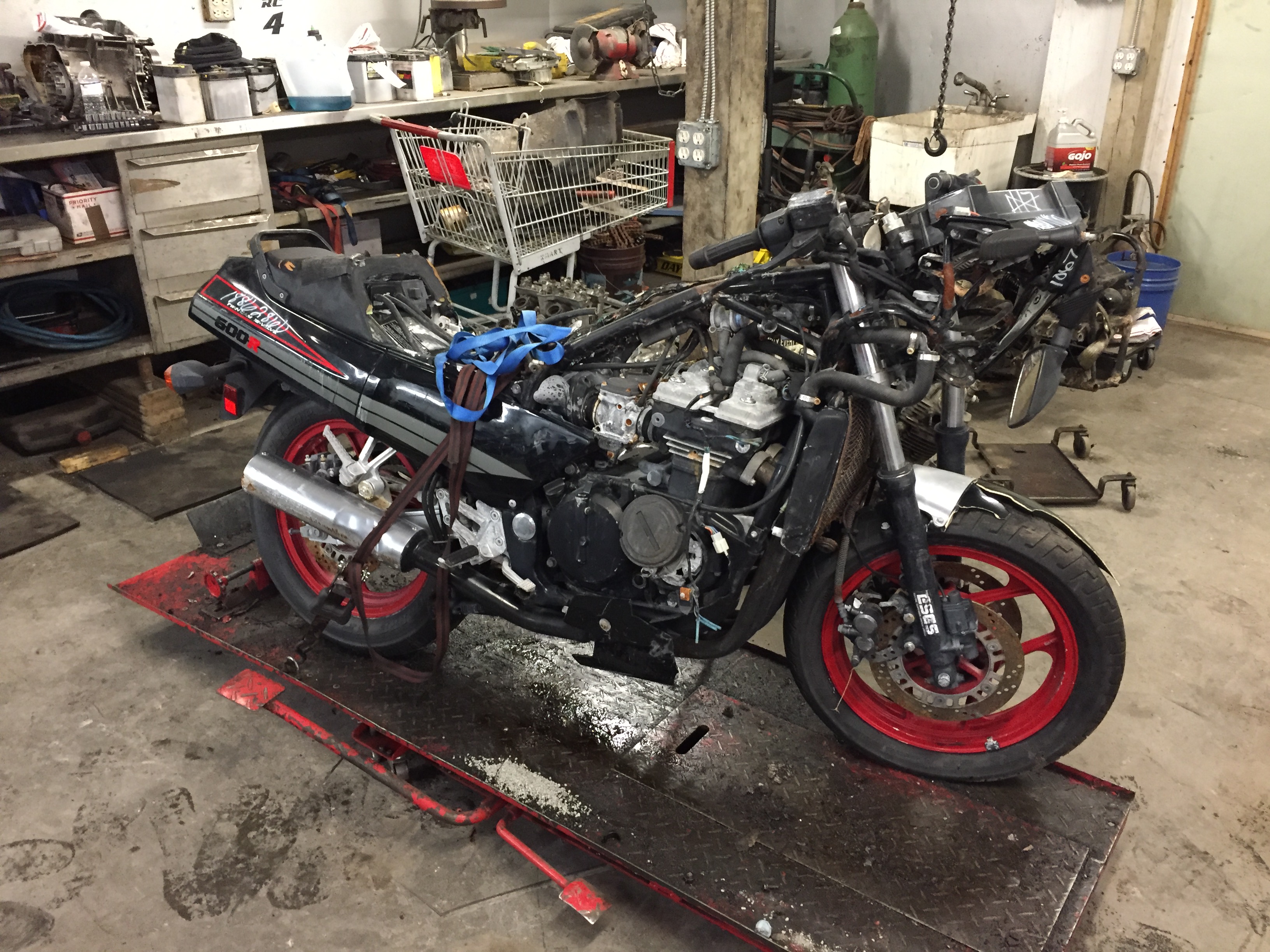 1988 KAWASAKI NINJA ZX600-C UPPER TRIPLE TREE | eBay