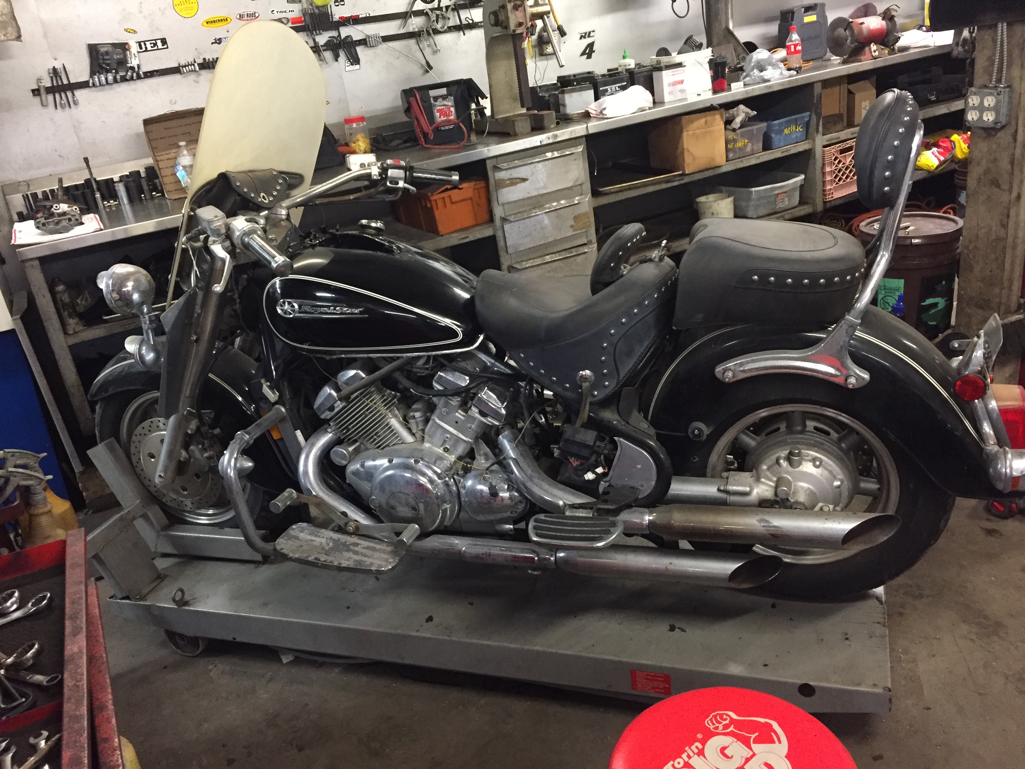 Ｍ 1999 YAMAHA VENTURE ROYALE STAR XVZ13AH BRAKE LEVER FOOT PEDAL