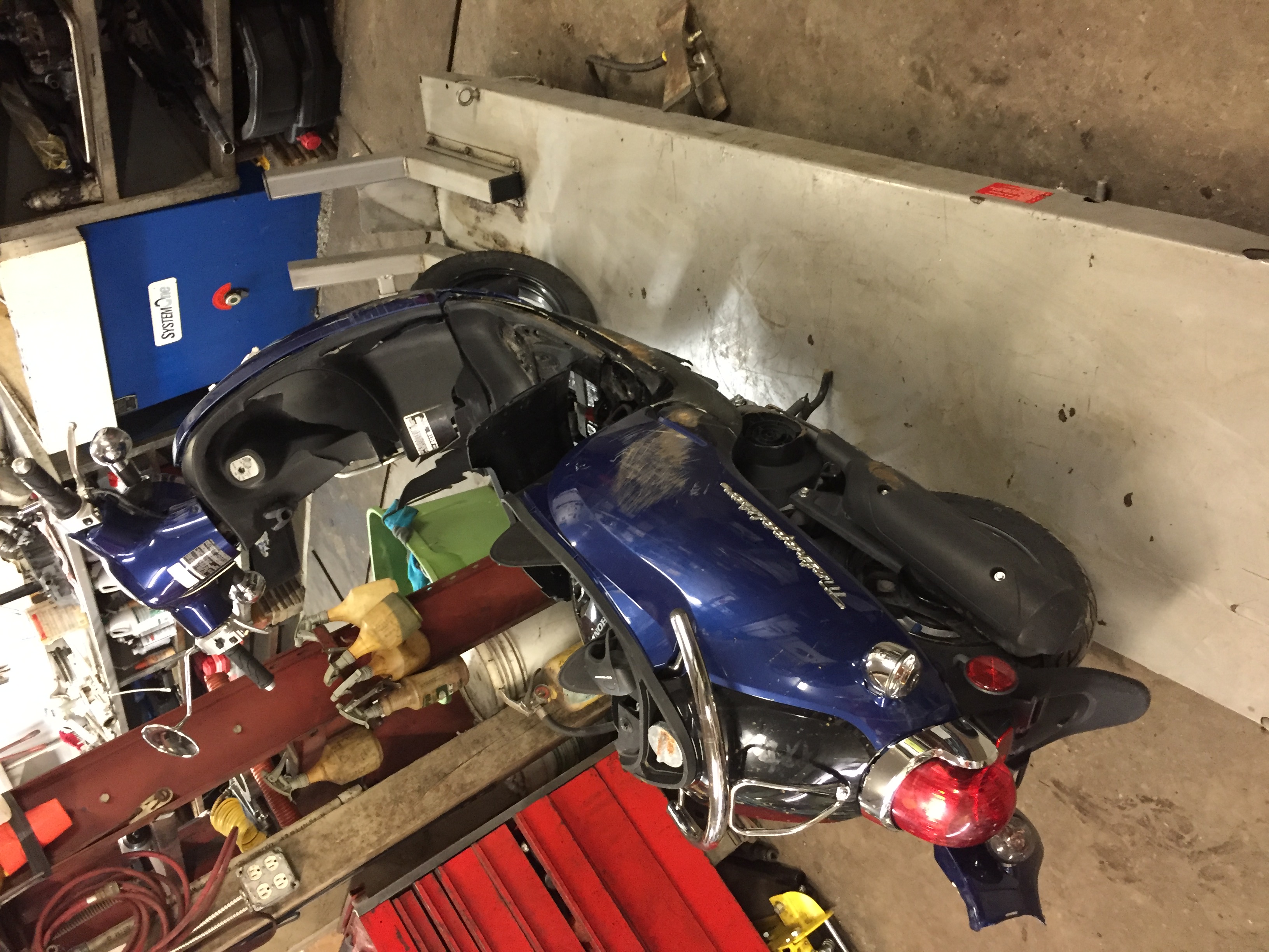 2005 HONDA METROPOLITAN CHF50 SPEEDOMETER / FUEL / LIGHT INDICATOR