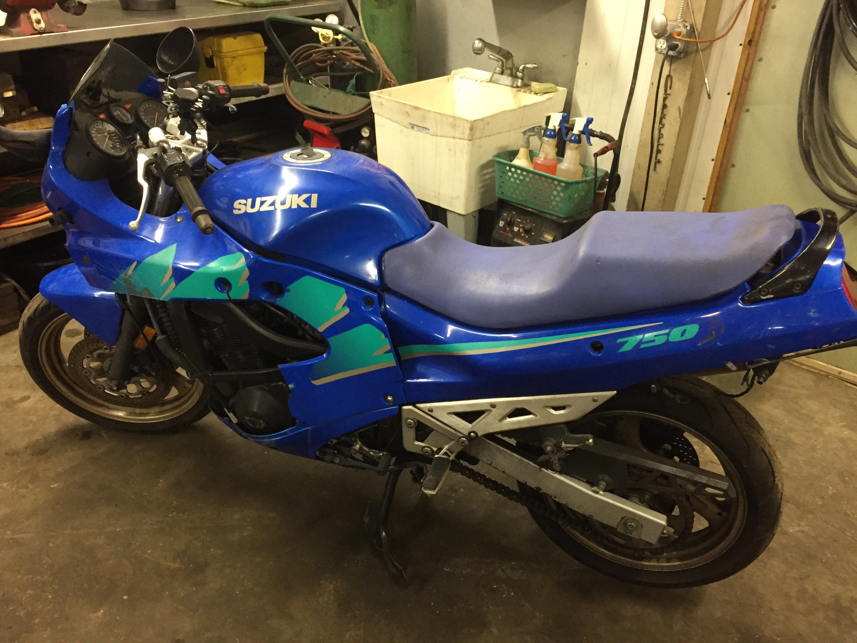 1993 SUZUKI KATANA 750 FOOT SHIFT LEVER SHIFTER | eBay