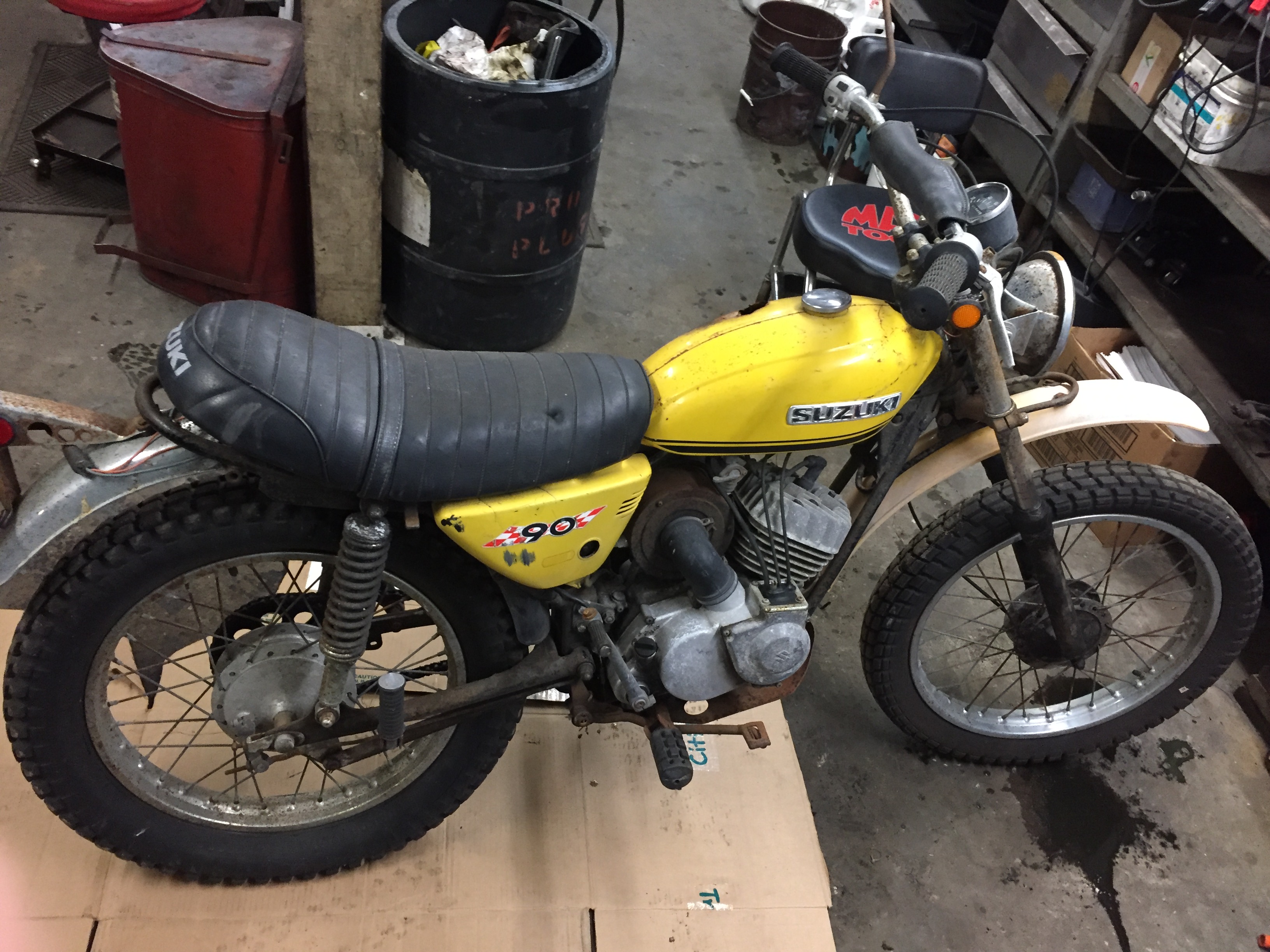 1971 SUZUKI TS90 FRONT BRAKE DRUM | eBay
