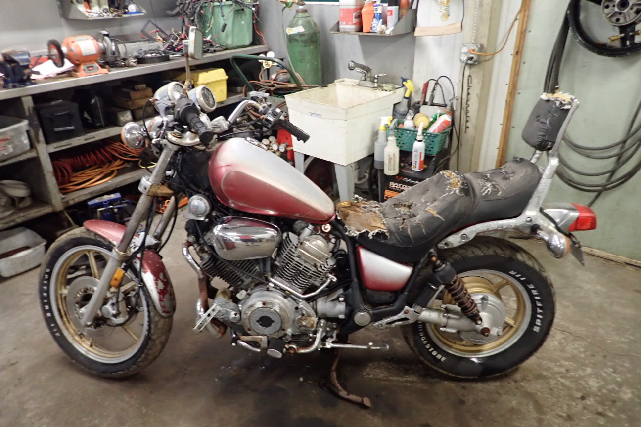 1984 YAMAHA XV1000 VIRAGO FRONT FORK COVER CHROME | eBay