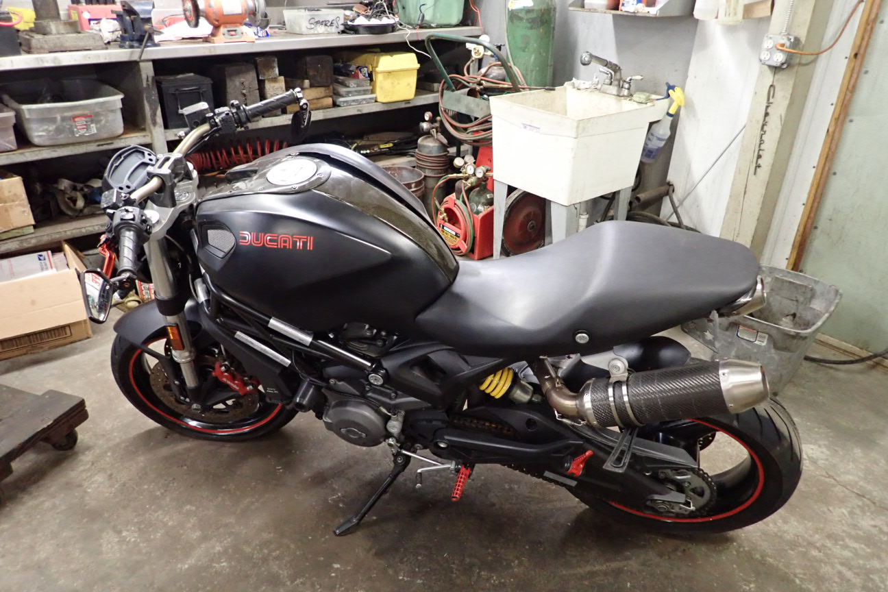 2012 DUCATI MONSTER 696 SPROCKET COVER | eBay