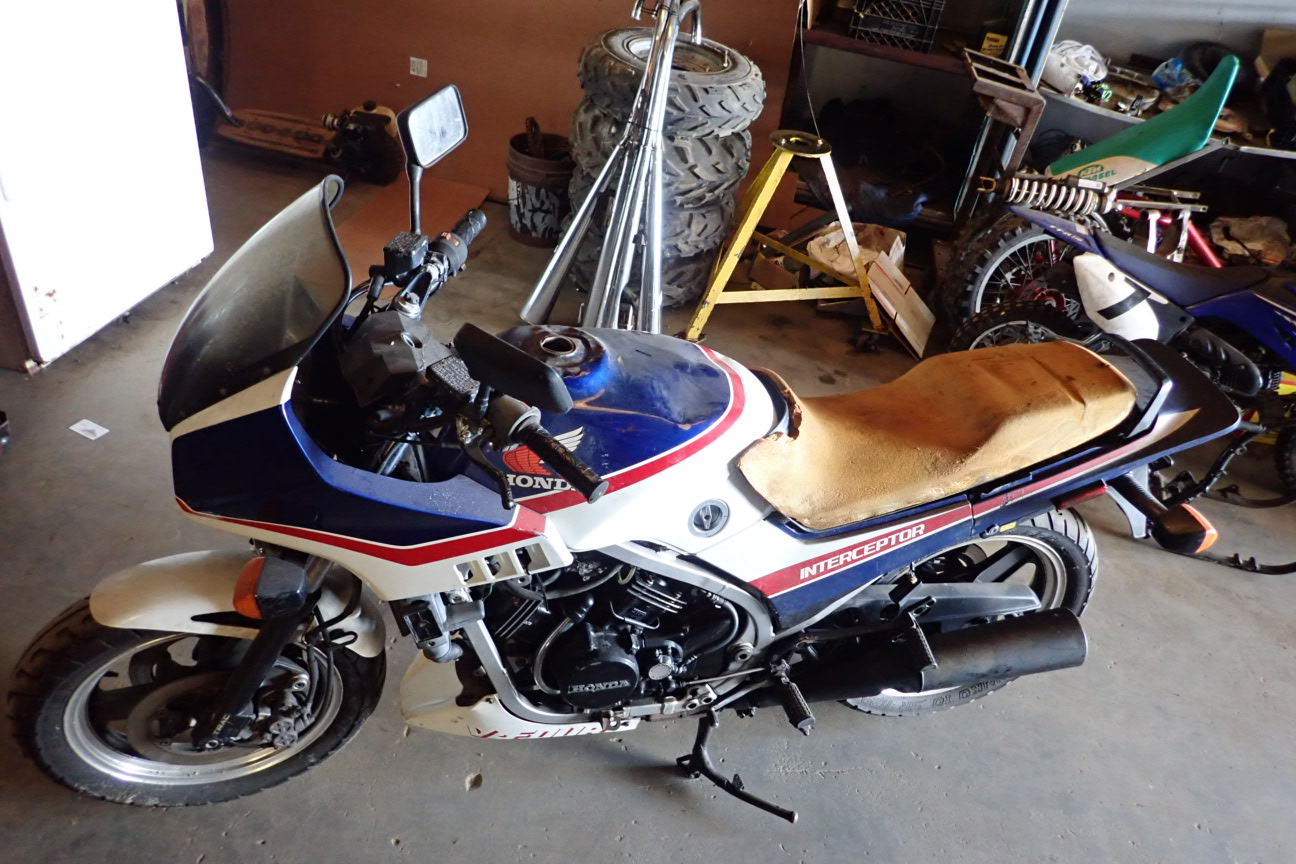 1986 HONDA INTERCEPTOR VF500F TRIPLE TREE | eBay