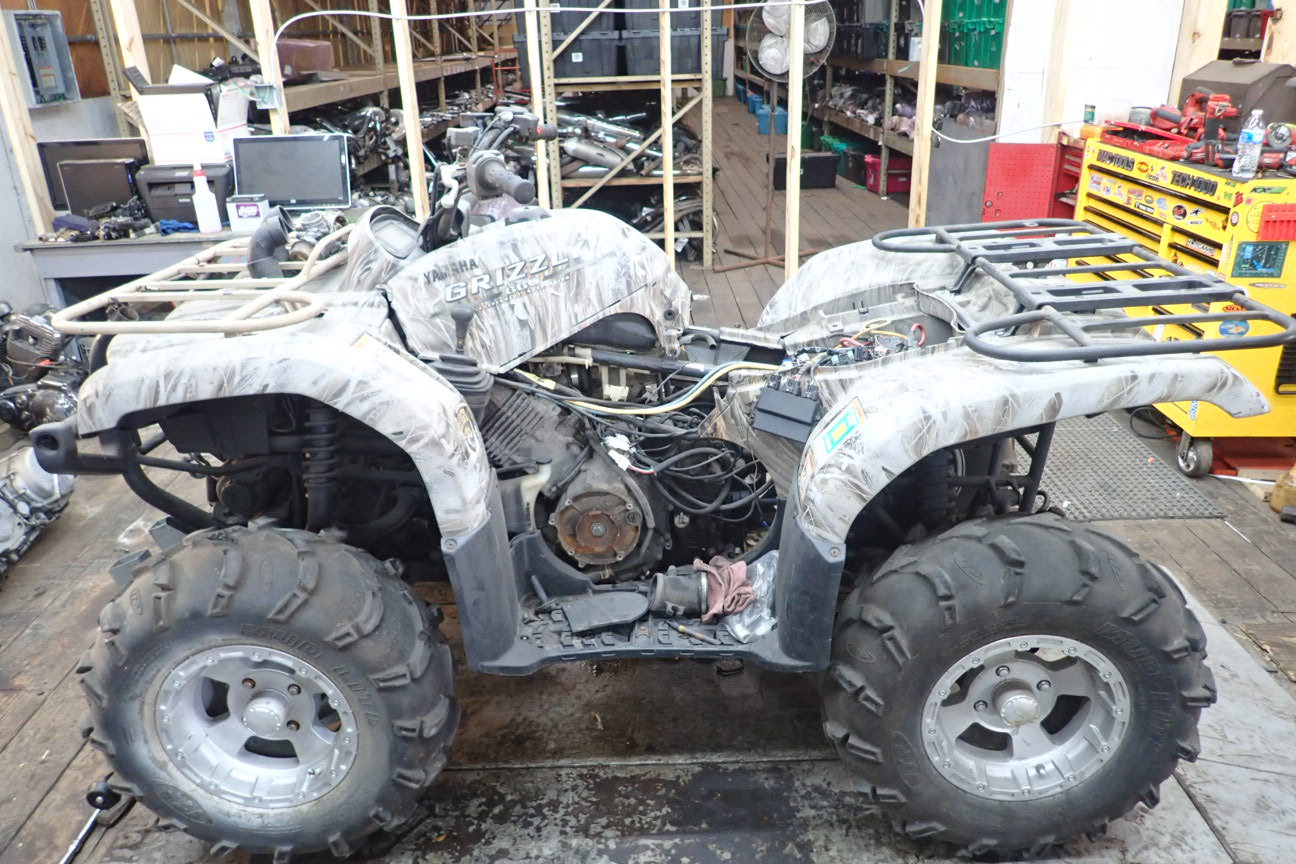 2004 YAMAHA GRIZZLY 660 FRONT LEFT SHOCK | eBay